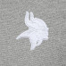 Minnesota Vikings Antigua Subtle Quarter-Zip Top - Heather Gray