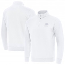 Green Bay Packers Antigua White Victory Quarter-Zip Top