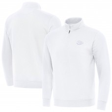Kansas City Chiefs Antigua Victory Quarter-Zip Top - White