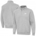 Philadelphia Eagles Antigua Victory Quarter-Zip Top - Heather Gray