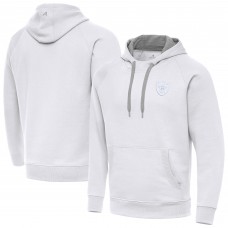 Las Vegas Raiders Antigua White Victory Pullover Hoodie