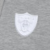 Las Vegas Raiders Antigua Heather Gray Victory Pullover Hoodie