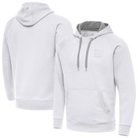 New York Giants Antigua White Victory Pullover Hoodie
