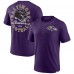 Футболка Baltimore Ravens Purple Oval Bubble Tri-Blend
