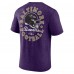 Футболка Baltimore Ravens Purple Oval Bubble Tri-Blend