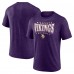 Футболка Minnesota Vikings Purple Divided Warp