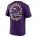 Minnesota Vikings Purple Oval Bubble Tri-Blend T-Shirt