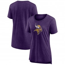 Футболка Minnesota Vikings Womens Distressed - Purple