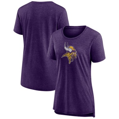 Футболка Minnesota Vikings Womens Distressed - Purple