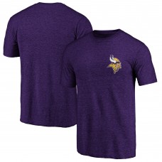 Футболка Minnesota Vikings Purple Left Chest Distressed