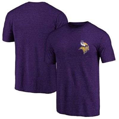 Футболка Minnesota Vikings Purple Left Chest Distressed