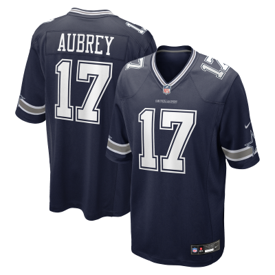 Джерси Dallas Cowboys Brandon Aubrey Nike Navy Team Game