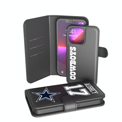Dallas Cowboys Brandon Aubrey Keyscaper Black iPhone Wallet Case