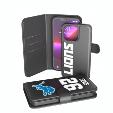 Detroit Lions Jahmyr Gibbs Keyscaper Black iPhone Wallet Case