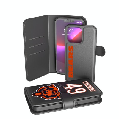Chicago Bears Tremaine Edmunds Keyscaper Black iPhone Wallet Case