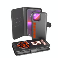 Chicago Bears Caleb Williams Keyscaper Black iPhone Wallet Case