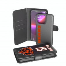 Chicago Bears Caleb Williams Keyscaper Black iPhone Wallet Case