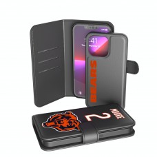 Chicago Bears D.J. Moore Keyscaper Black iPhone Wallet Case