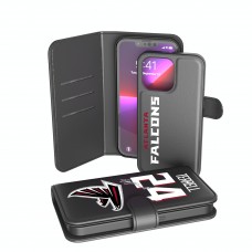 Atlanta Falcons A.J. Terrell Keyscaper Black iPhone Wallet Case