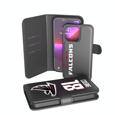 Atlanta Falcons Kirk Cousins Keyscaper Black iPhone Wallet Case