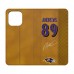 Baltimore Ravens Mark Andrews Keyscaper Brown Folio iPhone Case