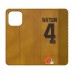 Cleveland Browns Deshaun Watson Keyscaper Brown Folio iPhone Case