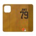 Cleveland Browns Dawand Jones Keyscaper Brown Folio iPhone Case