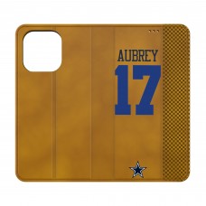 Dallas Cowboys Brandon Aubrey Keyscaper Brown Folio iPhone Case