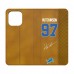 Detroit Lions Aidan Hutchinson Keyscaper Brown Folio iPhone Case