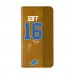 Detroit Lions Jared Goff Keyscaper Brown Folio iPhone Case