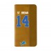 Detroit Lions Amon-Ra St. Brown Keyscaper Brown Folio iPhone Case