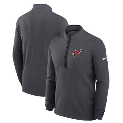 Arizona Cardinals Nike Anthracite Primetime Victory Dri-FIT Half-Zip Pullover
