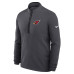 Arizona Cardinals Nike Anthracite Primetime Victory Dri-FIT Half-Zip Pullover