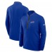 Buffalo Bills Nike Royal Lightweight Victory Performance Half-Zip Pullover