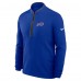Buffalo Bills Nike Royal Lightweight Victory Performance Half-Zip Pullover