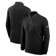 Carolina Panthers Nike Black Lightweight Victory Performance Half-Zip Pullover