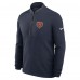 Chicago Bears Nike Navy Lightweight Victory Performance Half-Zip Pullover
