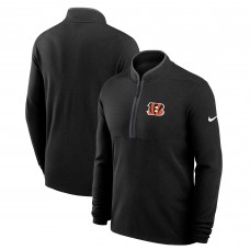 Cincinnati Bengals Nike Black Lightweight Victory Dri-FIT Half-Zip Pullover Cincinnati Bengals Nike Black Lightweight Victory Dri-FIT Half-Zip Pullover