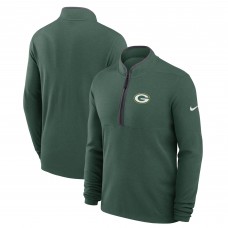 Green Bay Packers Nike Green Lightweight Victory Performance Half-Zip Pullover