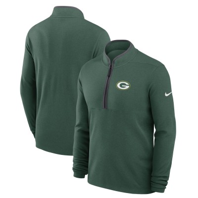 Green Bay Packers Nike Green Lightweight Victory Performance Half-Zip Pullover