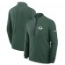 Green Bay Packers Nike Green Lightweight Victory Performance Half-Zip Pullover Green Bay Packers Nike Green Lightweight Victory Performance Half-Zip Pullover