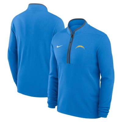 Los Angeles Chargers Nike Powder Blue Lightweight Victory Dri-FIT Half-Zip Pullover