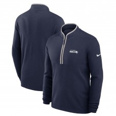 Seattle Seahawks Nike College Navy Lightweight Victory Dri-FIT Half-Zip Pullover