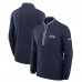 Seattle Seahawks Nike College Navy Lightweight Victory Dri-FIT Half-Zip Pullover Seattle Seahawks Nike College Navy Lightweight Victory Dri-FIT Half-Zip Pullover