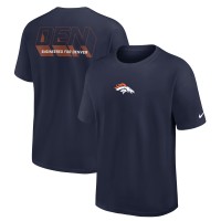 Футболка Denver Broncos Nike Navy Dominate The Game Essential Max90