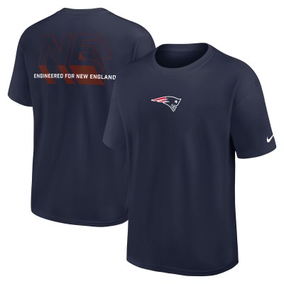 New England Patriots Nike Navy Dominate The Game Essential Max90 T-Shirt