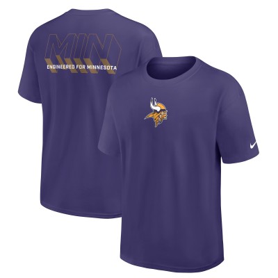 Minnesota Vikings Nike Purple Dominate The Game Essential Max90 T-Shirt