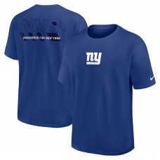 New York Giants Nike Royal Dominate The Game Essential Max90 T-Shirt