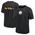 Футболка Pittsburgh Steelers Nike Black Dominate The Game Essential Max90