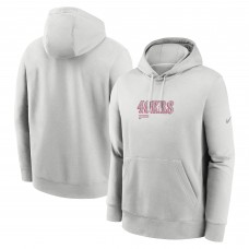 San Francisco 49ers Nike Gray Edge Pack French Terry Club Pullover Hoodie San Francisco 49ers Nike Gray Edge Pack French Terry Club Pullover Hoodie